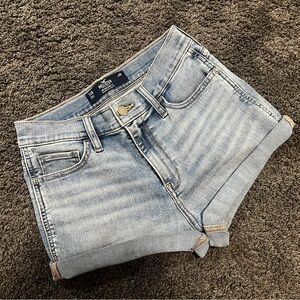 Hollister Denim Blue Women's Jeans Shorts